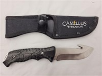 Camillus Titanium fixed blade knife w/ sheath