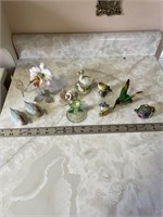 Bird and Floral Figurines