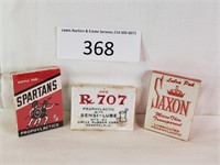 Collection of 3 Packs of Vintage Prophylactics