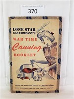 1940's Lone Star Gas War Time Canning Booklet