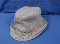 Dress Hat autographed by Bill Clinton 2008