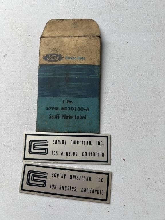 NOS FORD 1967-68 Shelby GT350 & GT500  Scuff