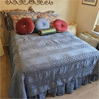 Full Size Mattresses W/ Bedding & Throw Pillows