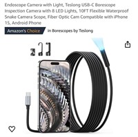 Endoscope Camera with Light