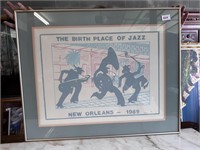 FRAMED JAZZ POSTER