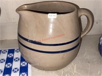 Vintage Stoneware Pottery Pitcher LARGE (Dining