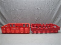 Pair Of Vintage Coca Cola Plastic Crates