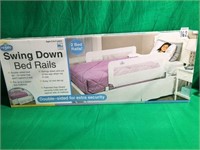 SWING DOWN BED RAILS