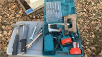 Makita drill And various tool lot