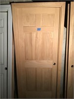 WOOD INTERIOR DOOR 2-8 LH PANELLED DOOR W SPLIT