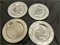 PEWTER COLLECTOR PLATES