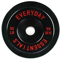 FM8488  BalanceFrom Olympic Bumper Plate, 55 lbs S