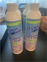 4 bottles 24 Clean Blast Steam Activator