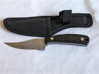 Skinner Hunting Knife w/ Sheath 7", New