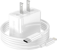 R2753  MFI Certified iPhone Charger, 6FT USB C Lig