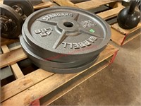 (4) Standard 45lb Plates