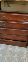 5 drawer dresser- 35"x16"x41"