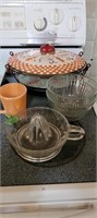 Pyrex dished with misc others