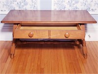 VILAS MAPLE COFFEE TABLE WITH DRAWER