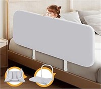 strenkitech Foldable Toddler Bed Rails for Crib- U