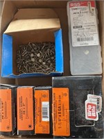 Screws, nails (boxes have been opened)