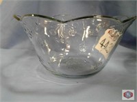 Punch bowl glass