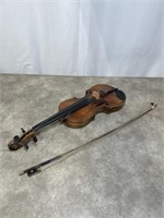 1675 violin marked Made in Austria, signed. With
