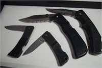 Assortment Of Lock Blade Knives, Gerber & Western