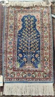 2' x 3' 6" Silk Like Tree of Life Prayer Rug.