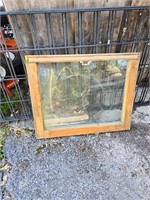 3 Wood Framed Vintage Windows
