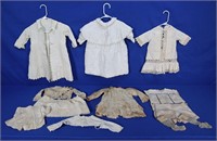 8pc. Victorian & Edwardian Baby Clothes