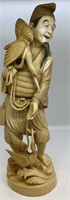 Japanese Meiji Period Figural Carved Ivory Okimino