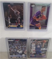 4 Shaquille Oneal Basketball Cards