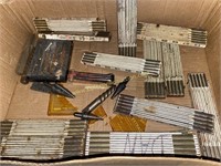 Box of folding rollers and taps