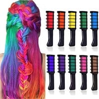 10 Color Temporary Bright Hair Chalk Set