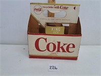 Vintage Coca-Cola 10 oz 6 Pack Carton