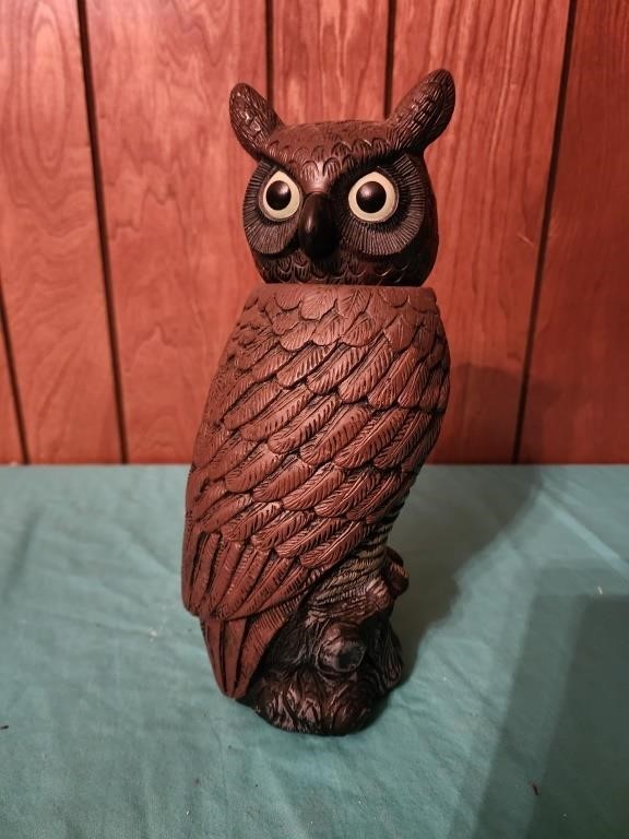 12" plastic decoy owl