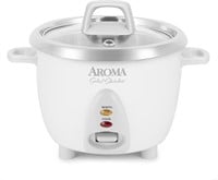 Aroma Housewares 6-Cup Pot-Style Rice Cooker-White