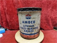 Standard oil Amoco Lithium grease can.