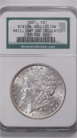 1887 Morgan Silver Dollar NGC BU Binions