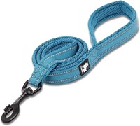 Padded Reflective Dog Leash  200cm  Medium Blue