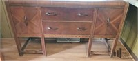 Vintage Sideboard with Decorative Inlay