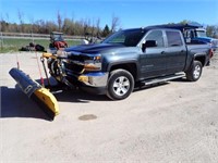 2018 Chevrolet Silverado 1500 Crew Cab 4x4 Plow 3G