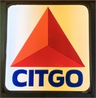 Citgo Lighted Gas Station Advertising Sign