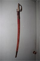 Sword with scabbard marked made in India