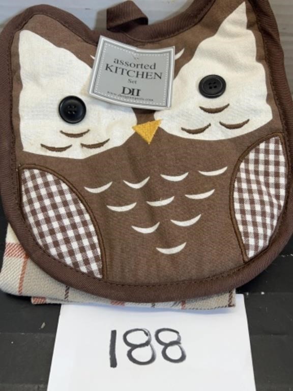 Owl assorted kitchen set