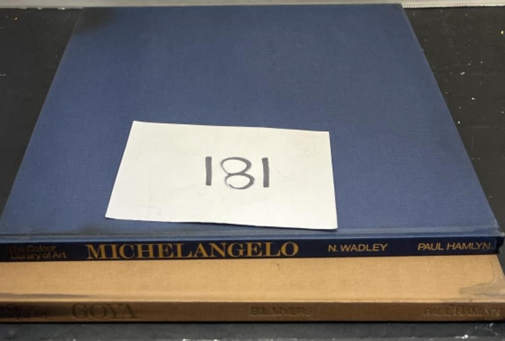 1970’s Michelangelo / Goya art books