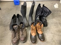 Assorted boots