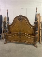 King size poster bed