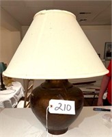 Metal-Base Table Lamp